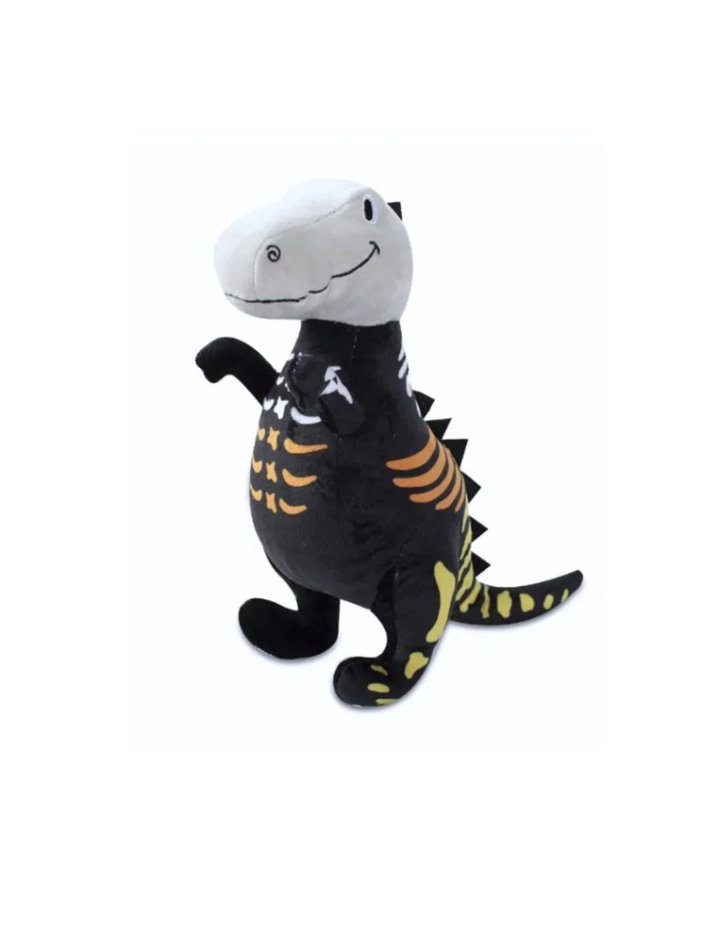 NWT Fringe Studio Halloween Skeleton Dinosaur Plush Dog Toy – Squeaky